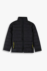 Kids Black Puffer Jacket | Lightweight Winter Outerwear | Warm & Stylish